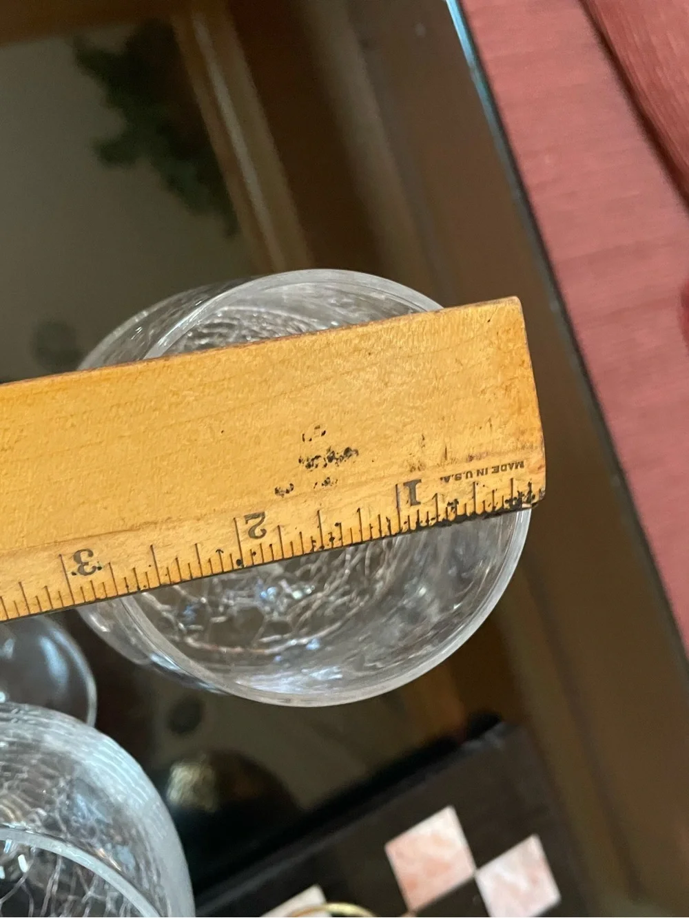 Pier 1 Slanted Crackle Wine glasses